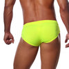 Gelber sexy Badeslip mit reflektierenden Details von TOF Paris – Ansicht 5