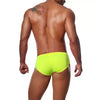 Gelber sexy Badeslip mit reflektierenden Details von TOF Paris – Ansicht 6