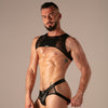Bare-Mesh Harness Schwarz von Absolu Male – Ansicht 2