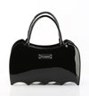 HB-115 Handtasche Fledermaus Schwarz Lack von DemoniaCult – Ansicht 2