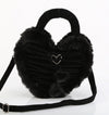 HB-631 Handtasche Herz Schwarz von DemoniaCult – Ansicht 2