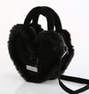 HB-631 Handtasche Herz Schwarz von DemoniaCult – Ansicht 5