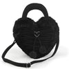 HB-631 Handtasche Herz Schwarz | DemoniaCult