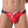Mini Badeslip Holidays, Rot - Sexy, minimalistischer Beach-Style | TOF Paris
