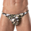 Herren Badeslip Khaki-Camouflage - Komfort & perfekter Sitz | TOF Paris
