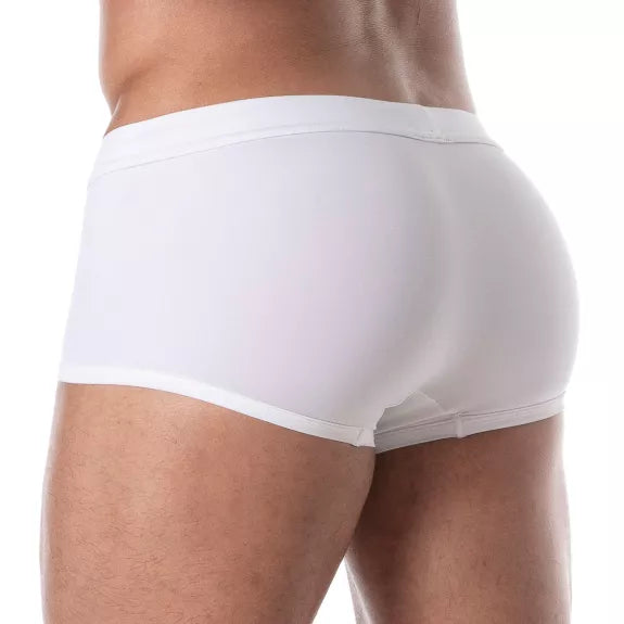 Herren Badeboxer, Weiß - Slim Fit, Elegant & Komfortabel | TOF Paris
