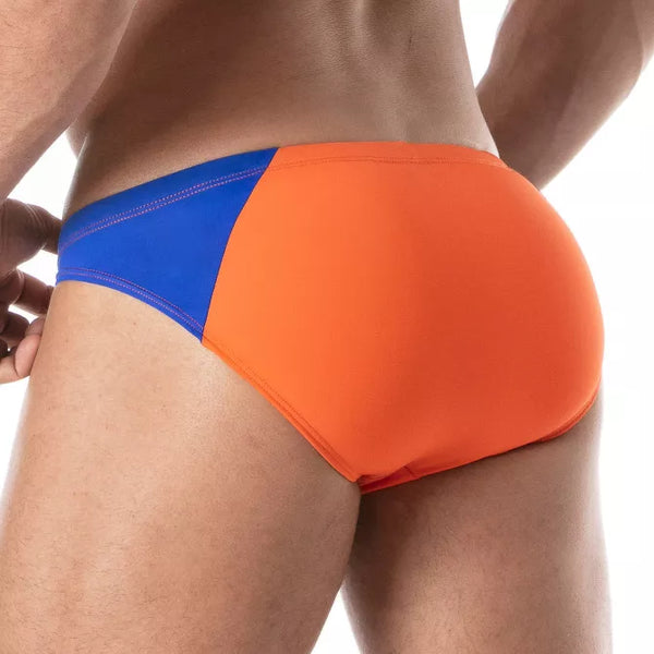 Mini Badeslip Holidays, Orange - Sexy, minimalistischer Beach-Style | TOF Paris