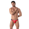Mini Badeslip Holidays, Rot - Sexy, minimalistischer Beach-Style | TOF Paris