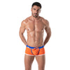 Herren Badeboxer, Orange - Slim Fit, Elegant & Komfortabel | TOF Paris