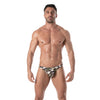 Herren Badeslip Khaki-Camouflage - Komfort & perfekter Sitz | TOF Paris