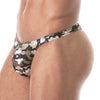 Herren Badeslip Khaki-Camouflage - Komfort & perfekter Sitz | TOF Paris