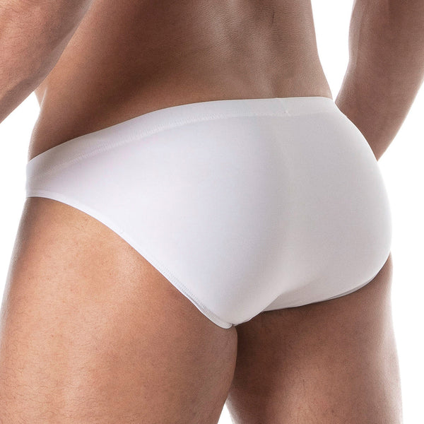 Mini Badeslip Holidays, Weiß - Sexy, minimalistischer Beach-Style | TOF Paris