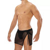 Schwarzer revolutionärer Jockskirt mit integriertem String von TOF Paris – Ansicht 7