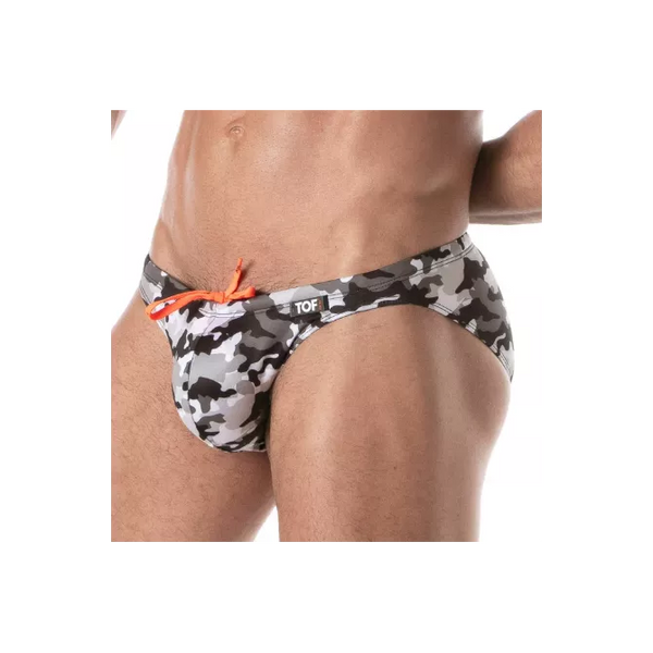Grauer Iconic Swim-Slip von TOF Paris – Ansicht 4