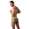 Badehose Herren Khaki-CamouflageKomfortabler Sitz | TOF Paris