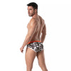 Badehose Herren Grau-Camouflage - Komfortabler Sitz | TOF Paris