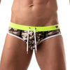 Badehose Herren Khaki-Camouflage  Komfortabler Sitz | TOF Paris