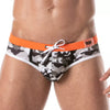 Badehose Herren Grau-Camouflage - Komfortabler Sitz | TOF Paris