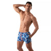Blaue Camouflage Swim Shorts im sportlichen Beach Look von TOF Paris – Ansicht 7