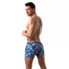 Blaue Camouflage Swim Shorts im sportlichen Beach Look von TOF Paris – Ansicht 5