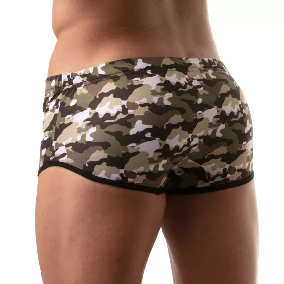 Sunga Badehose Low-Rise Khaki-Camouflage| TOF Paris