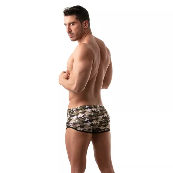 Sunga Badehose Low-Rise Khaki-Camouflage| TOF Paris