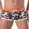 Graue Iconic Swim Camouflage-Boxershorts von TOF Paris