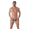 Graue Iconic Swim Camouflage-Boxershorts von TOF Paris – Ansicht 2