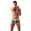 Badeboxer Herren Khaki-Camouflage - Figurformend & Nahtloser Komfort | TOF Paris