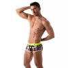 Badeboxer Herren Khaki-Camouflage - Figurformend & Nahtloser Komfort | TOF Paris
