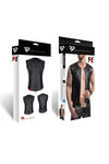 Herren Wetlook Weste mit Reißverschluss und Taschen von Regnes Fetish Planet – Ansicht 8
