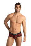 Rote verführerische Brief Shorts mit wildem Leo Print von Anais for Men – Ansicht 5