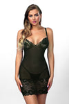Elegantes schwarzes Babydoll mit Spitzendetails von Anais apparel