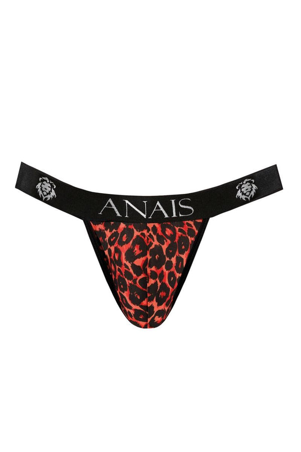 Schwarzer verführerischer Jock Strap mit Leopardenmuster von Anais for Men – Ansicht 2