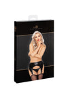 Sexy schwarzer Snake Wetlook Strapsgürtel F277 von Noir Handmade – Ansicht 8
