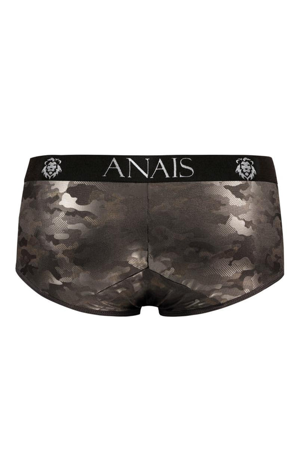 Schwarze verführerische Brief Shorts mit Camouflage Print von Anais for Men – Ansicht 4