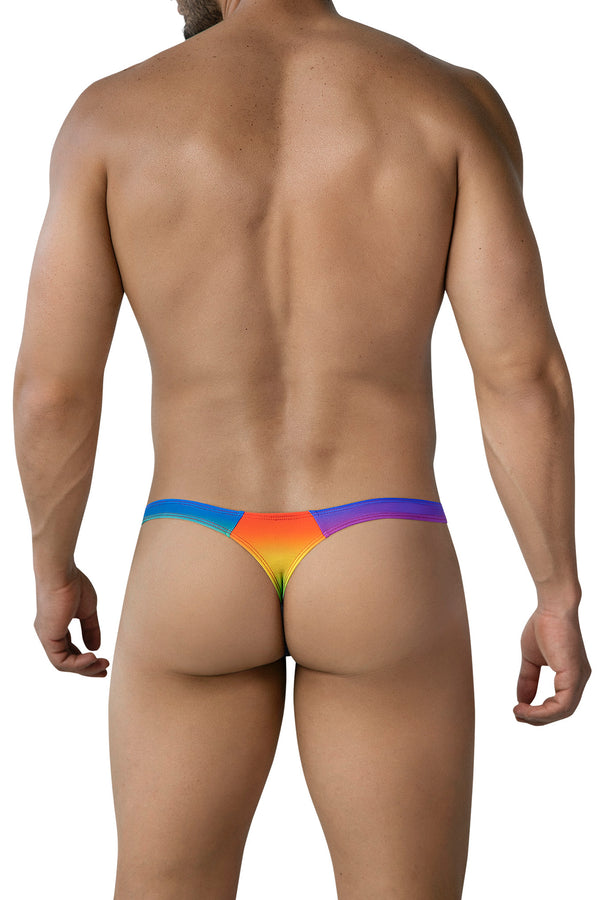 Bunter aufregender Herren Badestring für den Strand von CUT4MEN – Ansicht 2