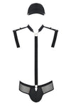 Harness Set mit Netzdetails und Metallelementen von Passion Menswear – Ansicht 6