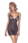 Schwarzes verführerisches Babydoll aus transparentem Tüll von Anais apparel