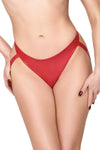 Verführerische rote Strappy Panties F394 mit Cutout-Bändern von Noir Handmade