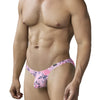 Bunter aufregender Badeslip aus anschmiegsamer Mikrofaser mit Logo | CUT4MEN