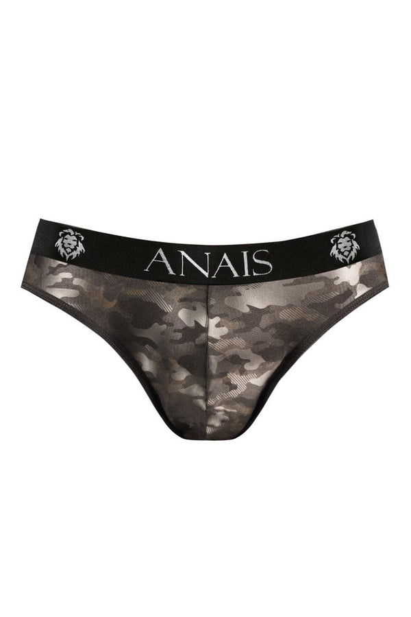 Schwarzer verführerischer Slip mit Camouflage Print von Anais for Men – Ansicht 2