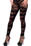 Sexy schwarzer Bondesque Catsuit aus Wetlook von Noir Handmade – Ansicht 8