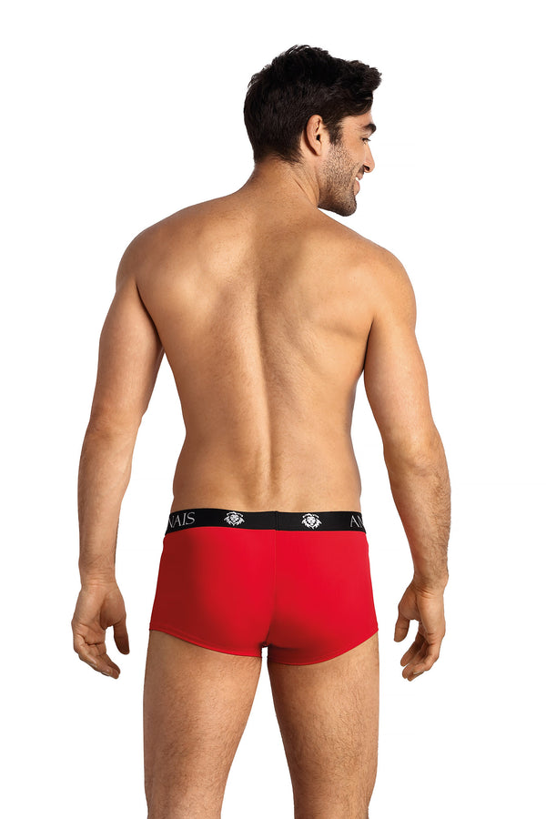 Rote klassische Herren Boxer Shorts mit Gummibund von Anais for Men – Ansicht 3