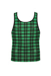 Grünes aufregend transparentes Herren Tank Top mit geometrischem Karo Muster von Anais for Men – Ansicht 2