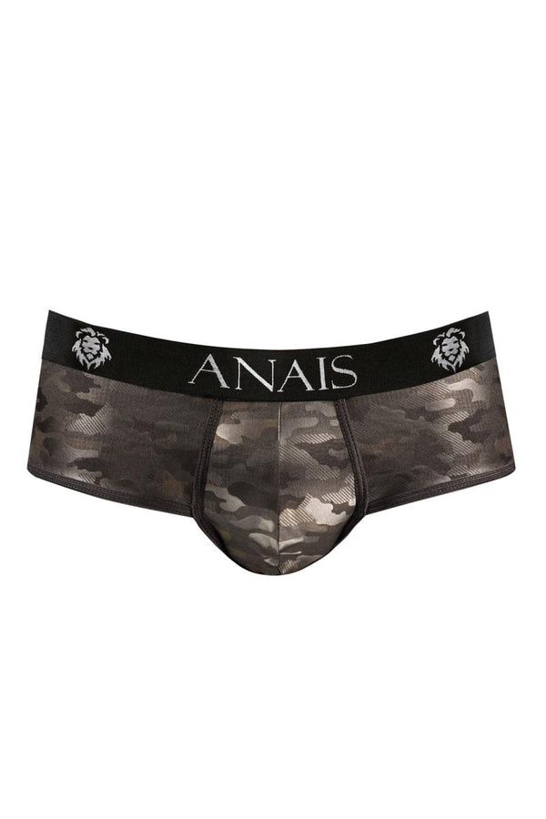 Schwarze verführerische Brief Shorts mit Camouflage Print von Anais for Men – Ansicht 5