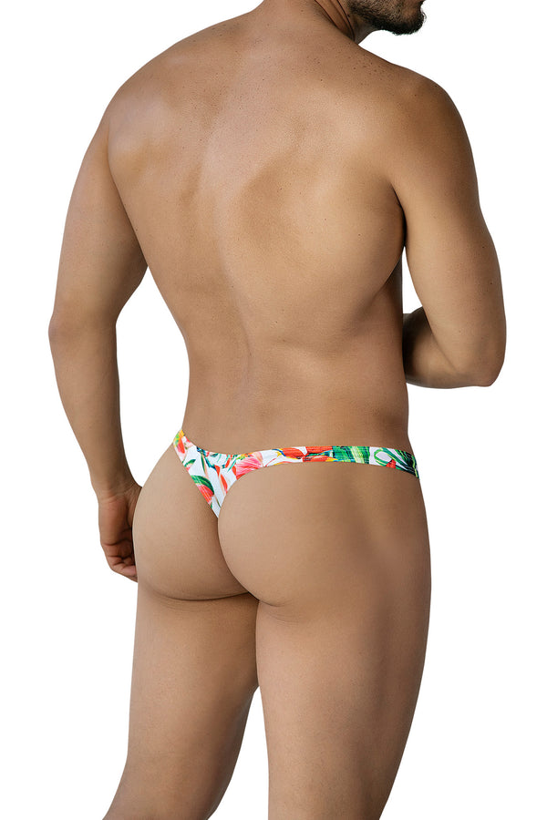Bunter aufregender Herren-Badestring für verführerische Strandmomente von CUT4MEN – Ansicht 2