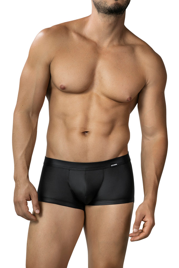 Schwarze verführerische Boxer Shorts mit offenem Rückenteil von CUT4MEN – Ansicht 3