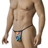Bunter verführerischer Mini Badestring mit geschmeidiger Mikrofaser | CUT4MEN