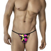 Bunter verführerischer Mini Badestring mit geschmeidiger Mikrofaser | CUT4MEN